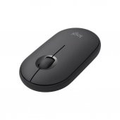 Logitech M350 Pebble Sessiz Kablosuz Kompakt Mouse Siyah - 1