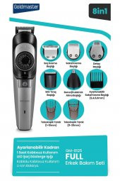 GOLDMASTER GM-8125 FULL ERKEK BAKIM SETİ - 6