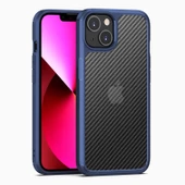 Apple iPhone 13 Kılıf Zore İnoks Fiber Yüzey Tasarım Kılıf thumbnail 3