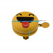 Hsgl Bisiklet Sarı Yüksek Sesli Metal Emoji P Gülüçük Yüz Zil Bisiklet Aksesuar İkaz Zil146 - 4