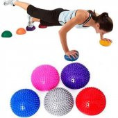 Yarım Denge ve Dikenli Egzersiz Topu 4 lü Set - 1