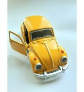 Sarı Çek-Bırak Metal Vosvos Araba Dıe Cast Büyük Boy 12cm - 1