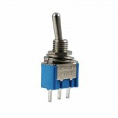 "139C" 6 mm Toggle Switch İğne Ayak ON/OFF Anahtar 3 Pin - 1