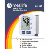 Mesilife AS-55A Tam Otomatik Bilekten Ölçer Tansiyon Aleti - 2