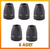 Herdegen Kanedyen Baston Lastik Ucu Siyah 5 Adet 18 MM - 1