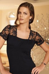 Bayan Kısakollu T-Shirt 2184 - 1