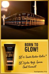 NYX Professional Makeup Fondöten - Born To Glow! Naturally Radiant Foundation 6.3 Warm Vanilla 800897190354 - 3