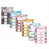 Tanex Okul Etiketi - 3lü Ders Programlı Kız/Erkek - 1