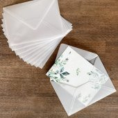 Beyaz transparan zarf, 13x18 cm  10 adet - 1