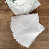 Beyaz transparan zarf, 13x18 cm  10 adet - 2