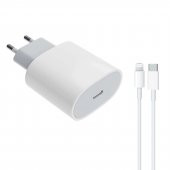 Winex İphone 7 Plus PD20W Quick Charger Type-C to Lightning Kablolu Şarj Set - 1
