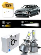 Mercedes C180 (W204) Kısa Far Led Xenon Şimşek Etkili 2012-2015 Arası - 1