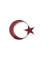 Arma Reflektör Ay Yıldız Kırmızı  10 cm - 1