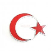 Arma Reflektör Ay Yıldız Kırmızı  10 cm - 2