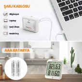 ThermoPro TP63C İç ve Dış Mekan (Sensörlü) Dijital Sıcaklık ve Nem Ölçer thumbnail 4