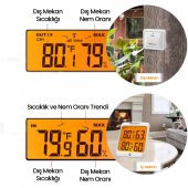 ThermoPro TP63C İç ve Dış Mekan (Sensörlü) Dijital Sıcaklık ve Nem Ölçer thumbnail 5