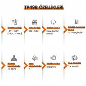 ThermoPro TP49B Mini Iç Mekan Dijital Sıcaklık ve Nem Ölçer Termometre - 10