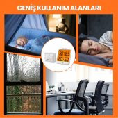 ThermoPro TP63C İç ve Dış Mekan (Sensörlü) Dijital Sıcaklık ve Nem Ölçer thumbnail 7