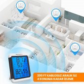 ThermoPro TP65 Dokunmatik Işıklı Geniş Ekran İç ve Dış Mekan (Sensörlü) Dijital Sıcaklık ve Nem Ölçer - 3