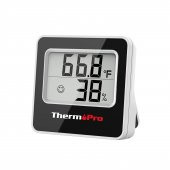 ThermoPro TP157 İç Mekan (Sera, Dolap, Bebek Odası) Hassas Sıcaklık ve Nem Ölçer Mini Termometre - 1