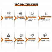 ThermoPro TP03H Su Geçirmez Katlanabilir Hızlı Sonuç Gıda Pişirme Termometresi - 8