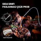 ThermoPro TP06B Çelik Proplu Dijital Profesyonel Gıda Pişirme Termometresi - 2