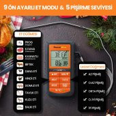ThermoPro TP06B Çelik Proplu Dijital Profesyonel Gıda Pişirme Termometresi - 4