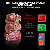 ThermoPro TP06B Çelik Proplu Dijital Profesyonel Gıda Pişirme Termometresi - 5
