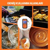 ThermoPro TP06B Çelik Proplu Dijital Profesyonel Gıda Pişirme Termometresi - 7