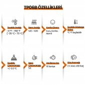 ThermoPro TP06B Çelik Proplu Dijital Profesyonel Gıda Pişirme Termometresi - 8