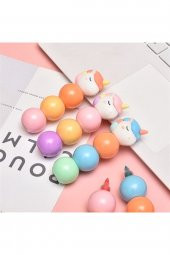3 Adet 9 Kalemli Unicorn Tasarımlı Fosforlu Kalem Set - 5