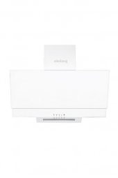 Elenberg Elb-17W 60 Cm Beyaz Cam Ankastre Davlumbaz - 1