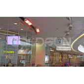 Goldsun Supra GSS30 3000W Suya Dayanıklı Dış Mekan Elektrikli Infrared Isıtıcı - 4
