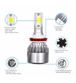 Mazda 3 Uzun Far Led Xenon Şimşek Etkili - 5