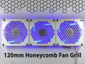 120Mm Petek Fan Izgarası Plastik Aparat - 1