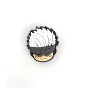 Naruto Kakashi Terlik Ayakkabı Süsü Silikon Kız Erkek Aksesuar 1 Adet Hediye - 1
