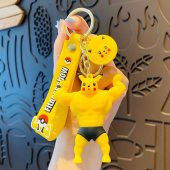 Pikachu Anahtarlık Pokemon Fitness Anahtarlık Pokemon Figür Anime Anahtarlık - 1