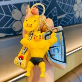 Pikachu Anahtarlık Pokemon Fitness Anahtarlık Pokemon Figür Anime Anahtarlık - 3