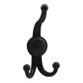 Karataş Askılık Portmanto Vestiyer Banyo Dolap Elbise Askısı Sert Plastik Siyah - 1