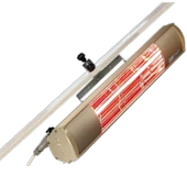 Goldsun Aqua 2000 Watt GSU20 Şemsiye Tip Kumandasız Suya Dayanıklı Elektrikli İnfrared Isıtıcı-Bej thumbnail 7