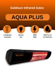 Goldsun Aqua Plus 2000 Watt GSA20P Kumandalı Suya Dayanıklı Elektrikli İnfrared Isıtıcı-Siyah thumbnail 1