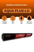 Goldsun Aqua Plus 3000 Watt GSA30PLG Düşük Işıklı Kumandalı Suya Dayanıklı Elektrikli İnfrared Isıtıcı-Siyah thumbnail 1