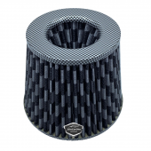 Carub Performans ve Ses Arttırıcı Açık Hava Filtresi +6 Hp Açık Tip Karbon 76 mm - 1