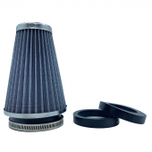 Ses & Performans Arttırıcı Açık Hava Filtresi Uzun Tip Gri +6 Hp Aparatlı Üniversal - 1