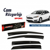 SUNPLEX Ford Focus 3 Hb/Sedan 2011-2017 Spor Cam Rüzgarlığı 4 Parça - 1