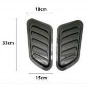 Universal Karbon Kaput Üstü Havalandırma Izgarası Venti Universal Air Scoop 2li - 5