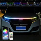 DRL Ön Kaput Gündüz Ledi App ve Kumanda Kontrol 1.5 Metre RGB Led Şerit Golf 8 Dizayn - 1