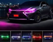 DRL Ön Kaput Gündüz Ledi App ve Kumanda Kontrol 1.5 Metre RGB Led Şerit Golf 8 Dizayn - 2