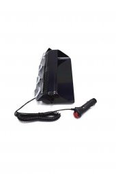 S6 Cam İçi Vantuzlu Polis Çakar 6 Ledli Kırmızı Mavi 12 Mod Çakmaklık Girişli thumbnail 6