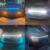 DRL Ön Kaput Gündüz Ledi App ve Kumanda Kontrol 1.5 Metre RGB Led Şerit Golf 8 Dizayn - 7